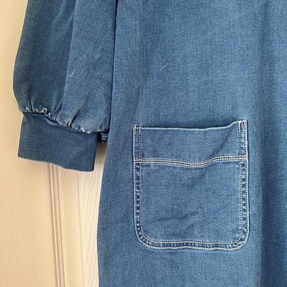 Madewell jean turtleneck dress medium - Picture 2 of 5